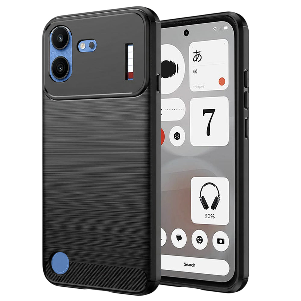 Hoes voor Nothing Phone (4b), Techsuit, Carbon, Zwart