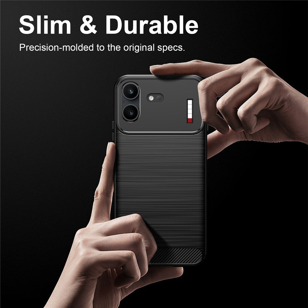 Hoes voor Nothing Phone (4b), Techsuit, Carbon, Zwart
