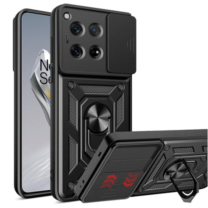 Hoes voor OnePlus 12, Techsuit, CamShield, Zwart