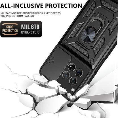 Hoes voor OnePlus 12, Techsuit, CamShield, Zwart