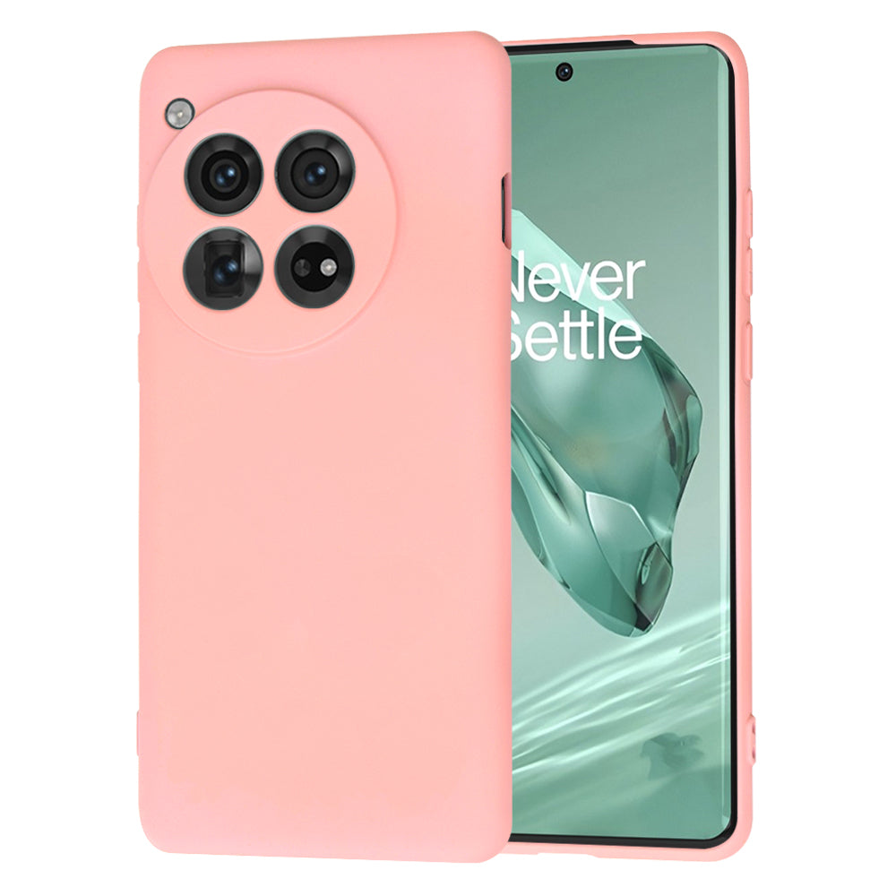 Hoes voor OnePlus 12, Techsuit, SoftFlex, Lichtroze