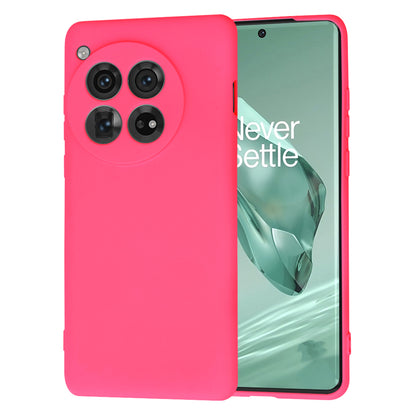 Hoes voor OnePlus 12, Techsuit, SoftFlex, Donkerroze