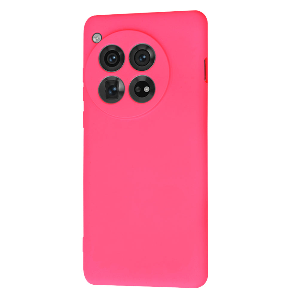 Hoes voor OnePlus 12, Techsuit, SoftFlex, Donkerroze