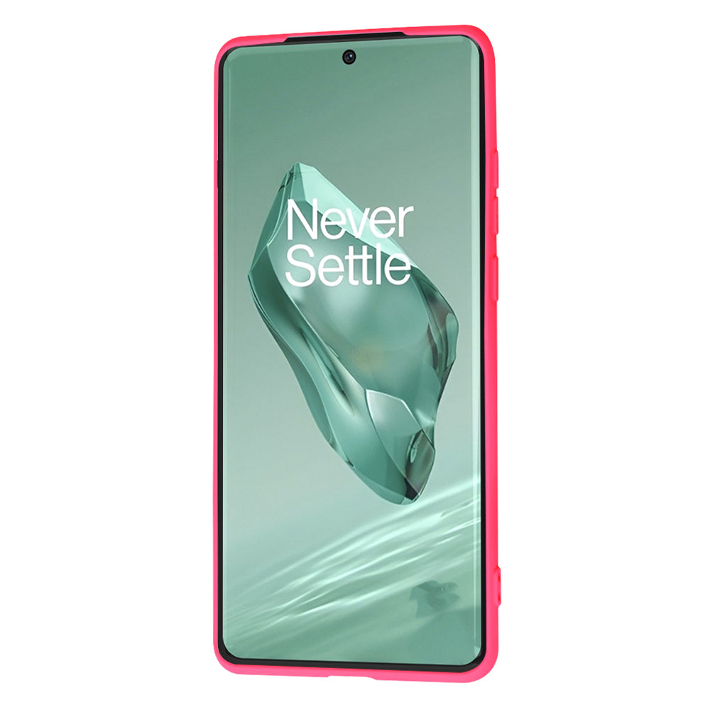 Hoes voor OnePlus 12, Techsuit, SoftFlex, Donkerroze