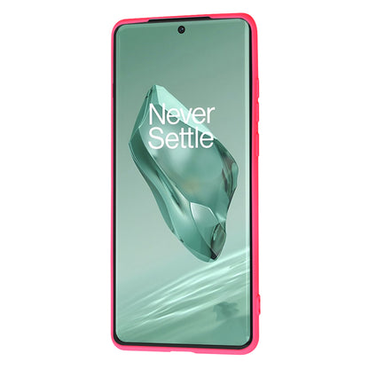 Hoes voor OnePlus 12, Techsuit, SoftFlex, Donkerroze
