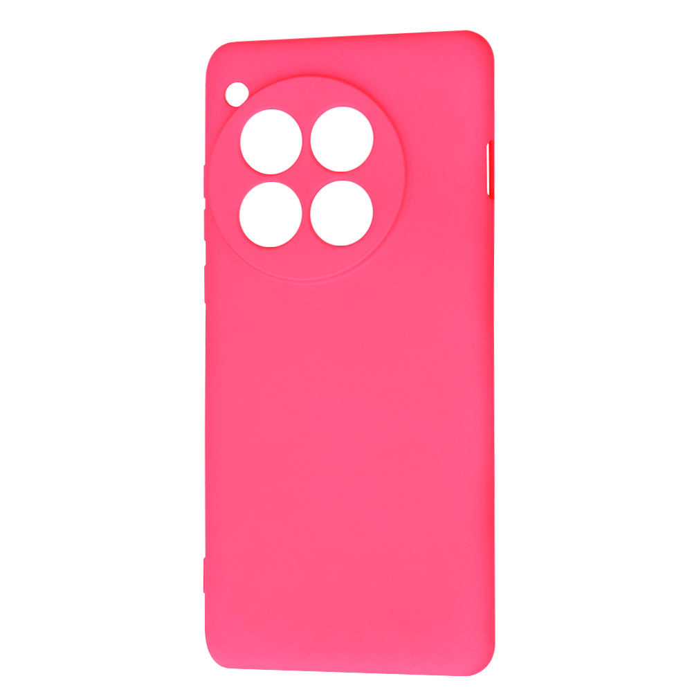 Hoes voor OnePlus 12, Techsuit, SoftFlex, Donkerroze