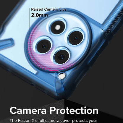 Case for OnePlus 12R, Ringke, Fusion X, Blue