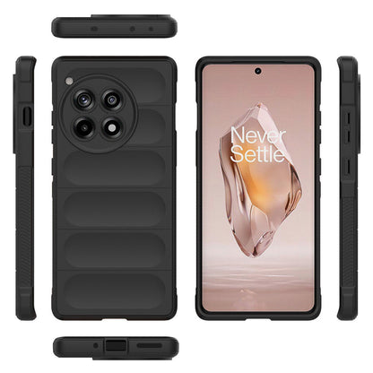 Hoesje voor OnePlus 12R, Techsuit, Magic Shield, Zwart