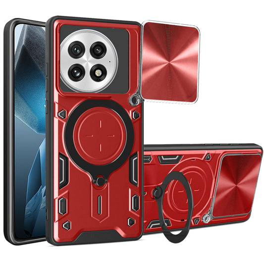 Hoes voor OnePlus 13, Techsuit, CamGuard Pro, Rood