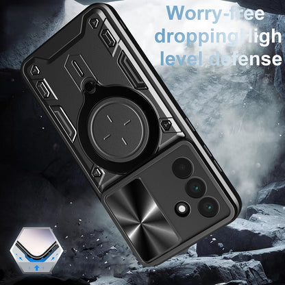 Hoes voor OnePlus 13R, Techsuit, CamGuard Pro, Zwart