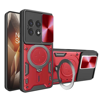 Hoes voor OnePlus 13R, Techsuit, CamGuard Pro, Rood