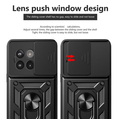 Hoes voor OnePlus 13R, Techsuit, CamShield, Blauw