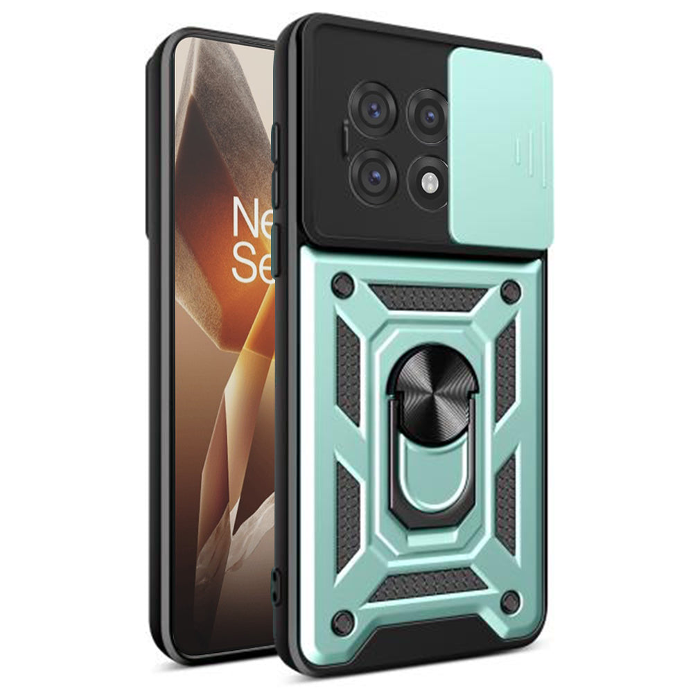 Hoes voor OnePlus 13R, Techsuit, CamShield, Groen
