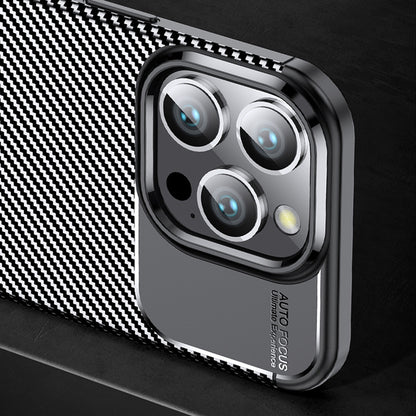 Hoes voor OnePlus 13R, Techsuit, CarbonFiber, Zwart