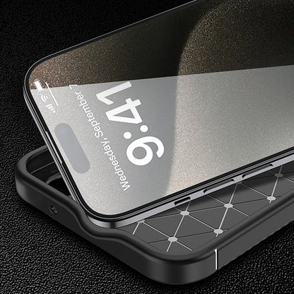 Hoes voor OnePlus 13R, Techsuit, CarbonFiber, Zwart