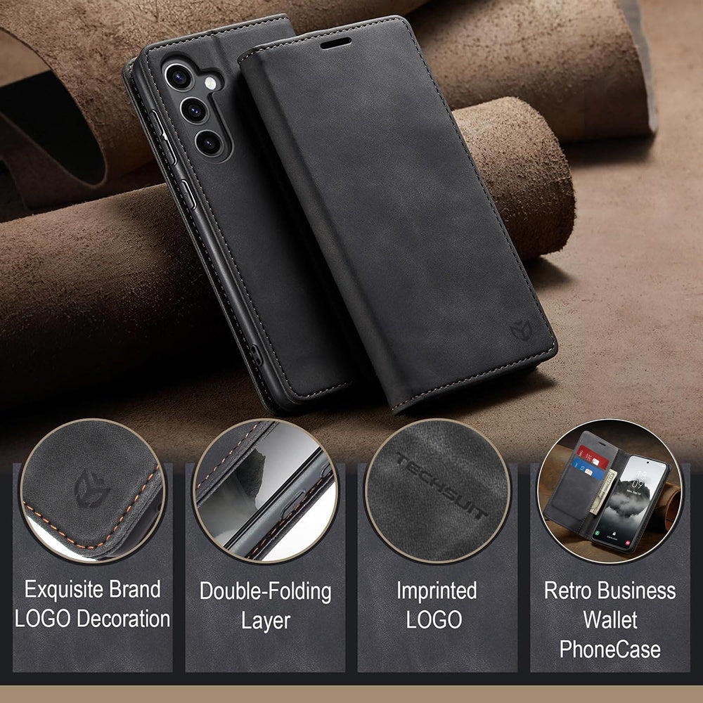 Hoes voor OnePlus 13R, Techsuit, Confy, Zwart