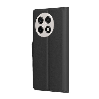 Hoes voor OnePlus 13R, Techsuit, Leather Folio, Zwart