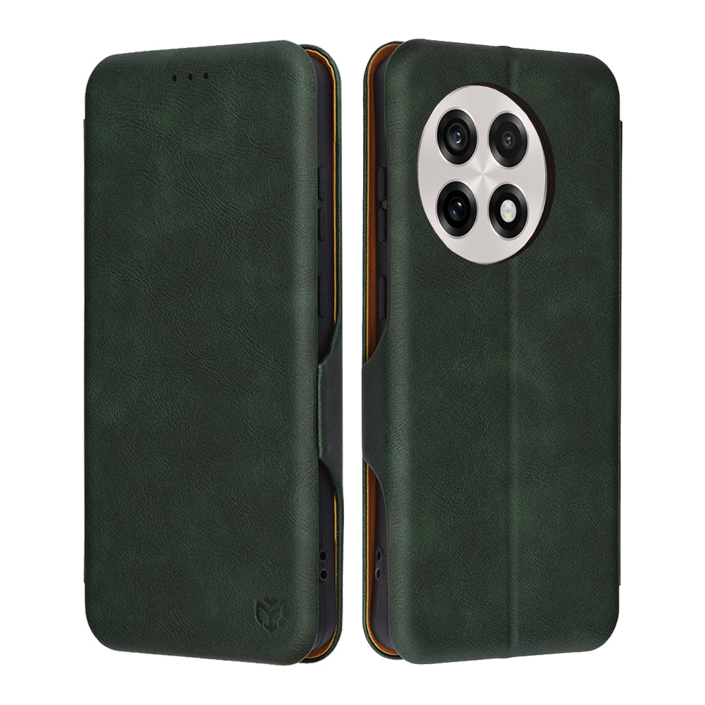 Hoes voor OnePlus 13R, Techsuit, Safe Wallet Plus, Groen