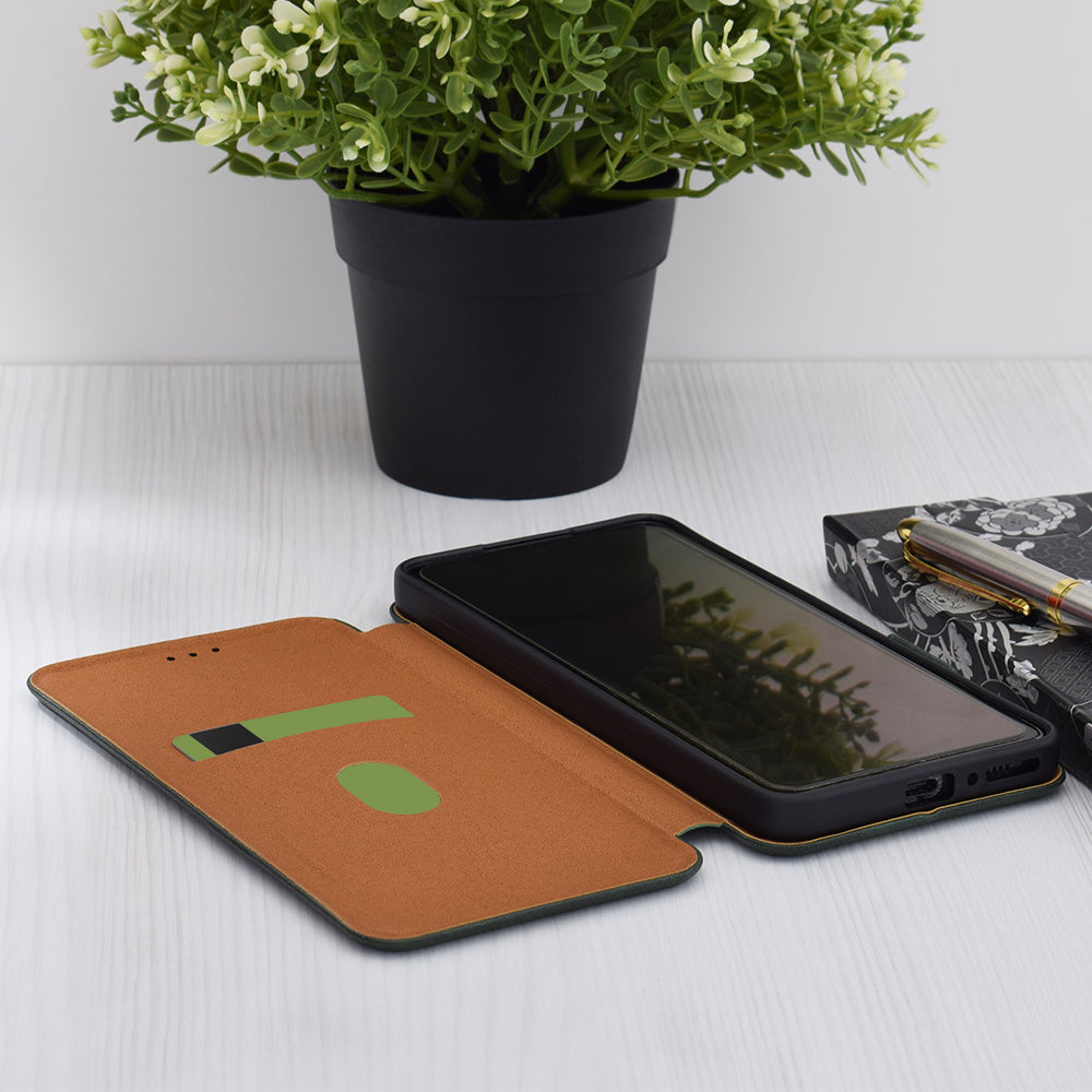 Hoes voor OnePlus 13R, Techsuit, Safe Wallet Plus, Groen