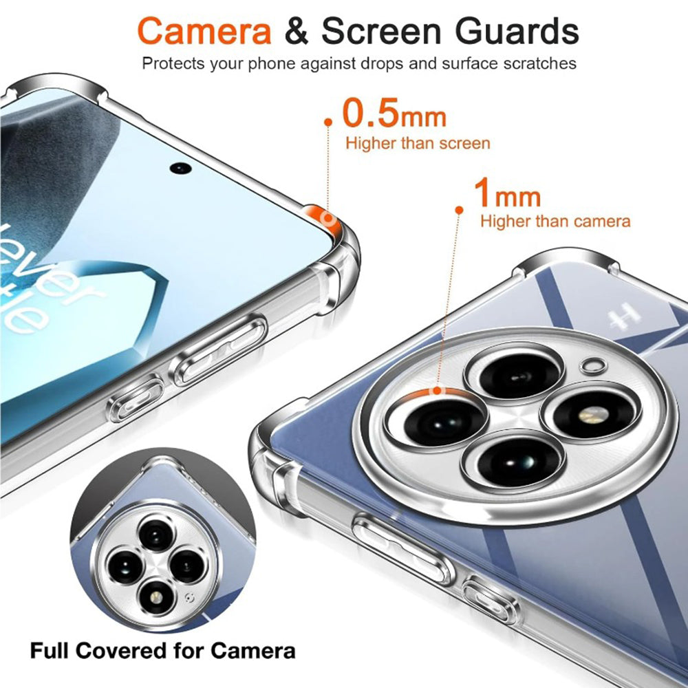 Hoesje voor OnePlus 13R, Techsuit, Schokbestendig Helder, Transparant