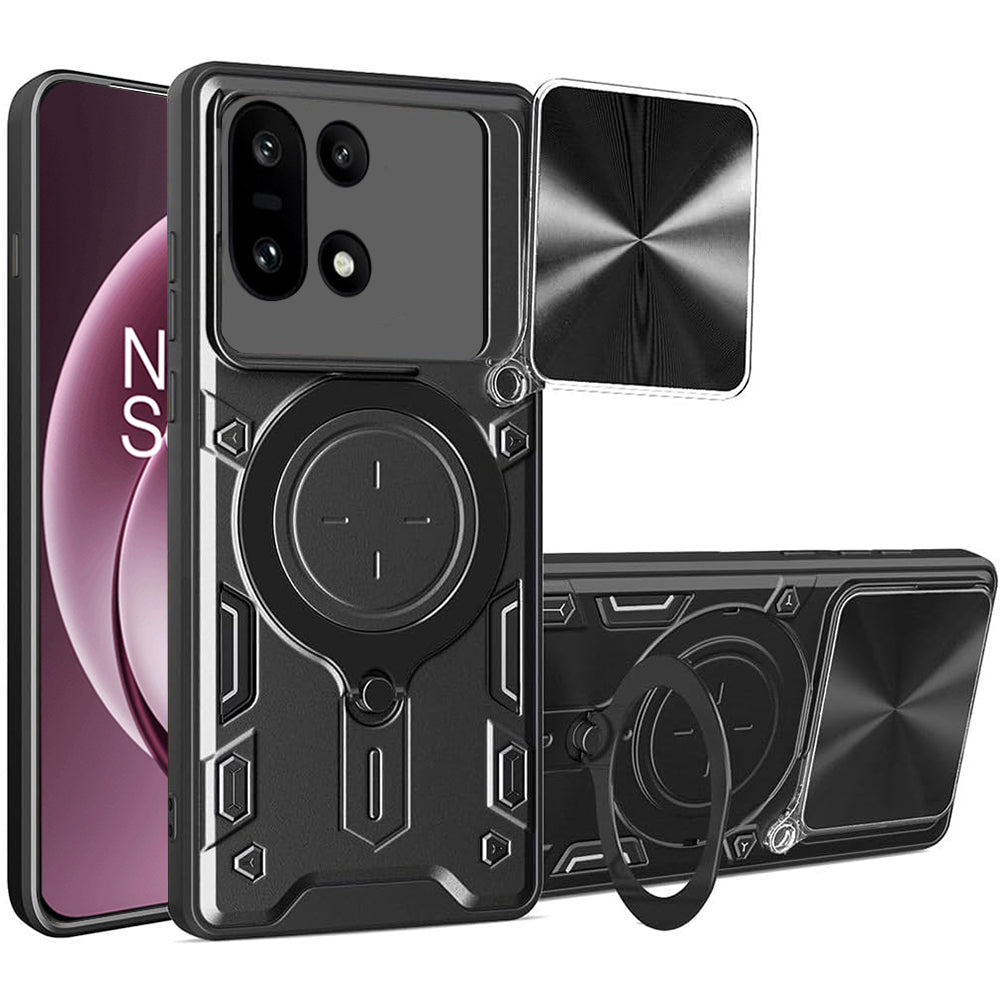 Hoes voor OnePlus 15, Techsuit, CamGuard Pro, Zwart