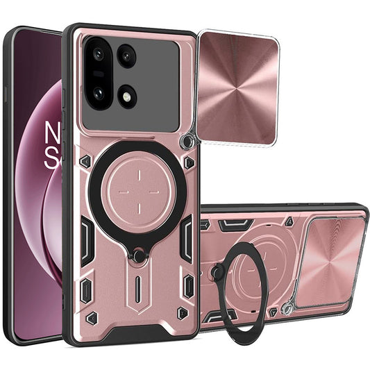 Hoes voor OnePlus 15, Techsuit, CamGuard Pro, Goudroze