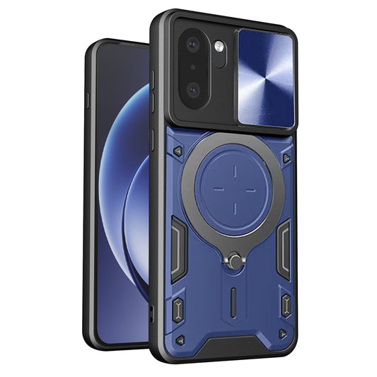 Hoes voor OnePlus 15R, Techsuit, CamGuard Pro, Blauw