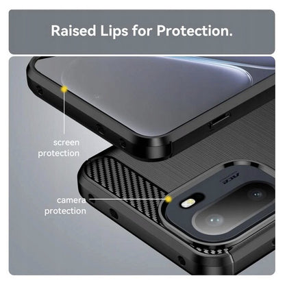 Case for OnePlus 15R, Techsuit, Carbon, Black