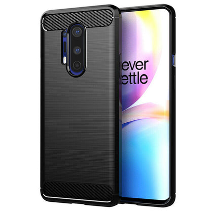 Hoes voor OnePlus 8 Pro, Techsuit, Carbon, Zwart