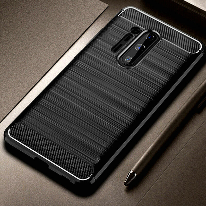 Hoes voor OnePlus 8 Pro, Techsuit, Carbon, Zwart