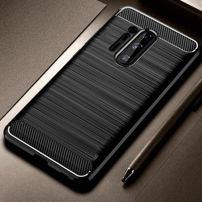 Hoes voor OnePlus 8 Pro, Techsuit, Carbon, Zwart
