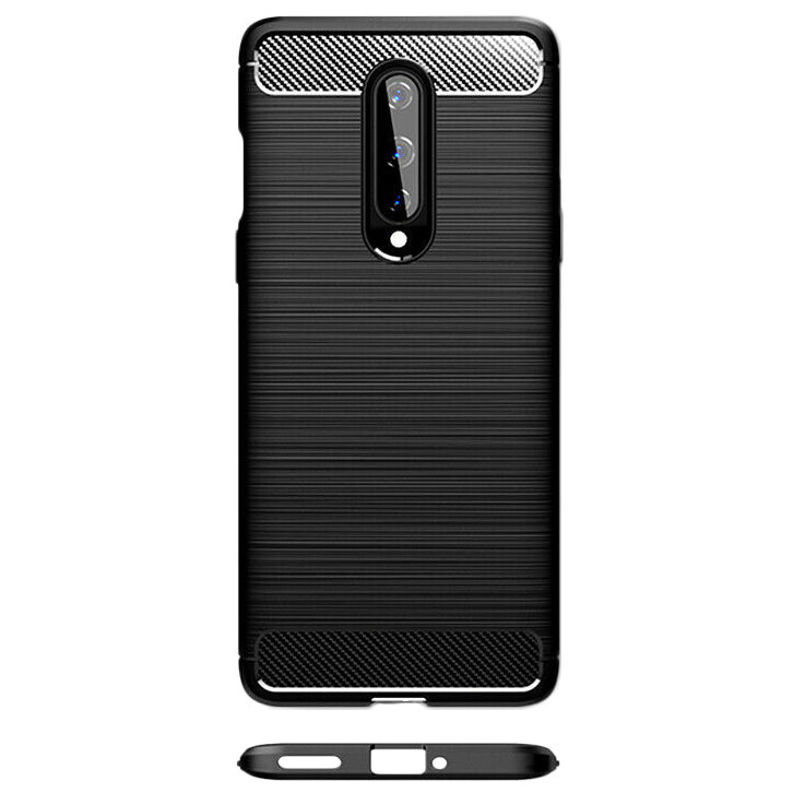 Case for OnePlus 8, Techsuit, Carbon, Black