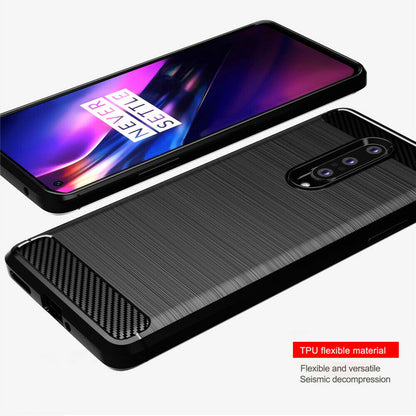 Case for OnePlus 8, Techsuit, Carbon, Black