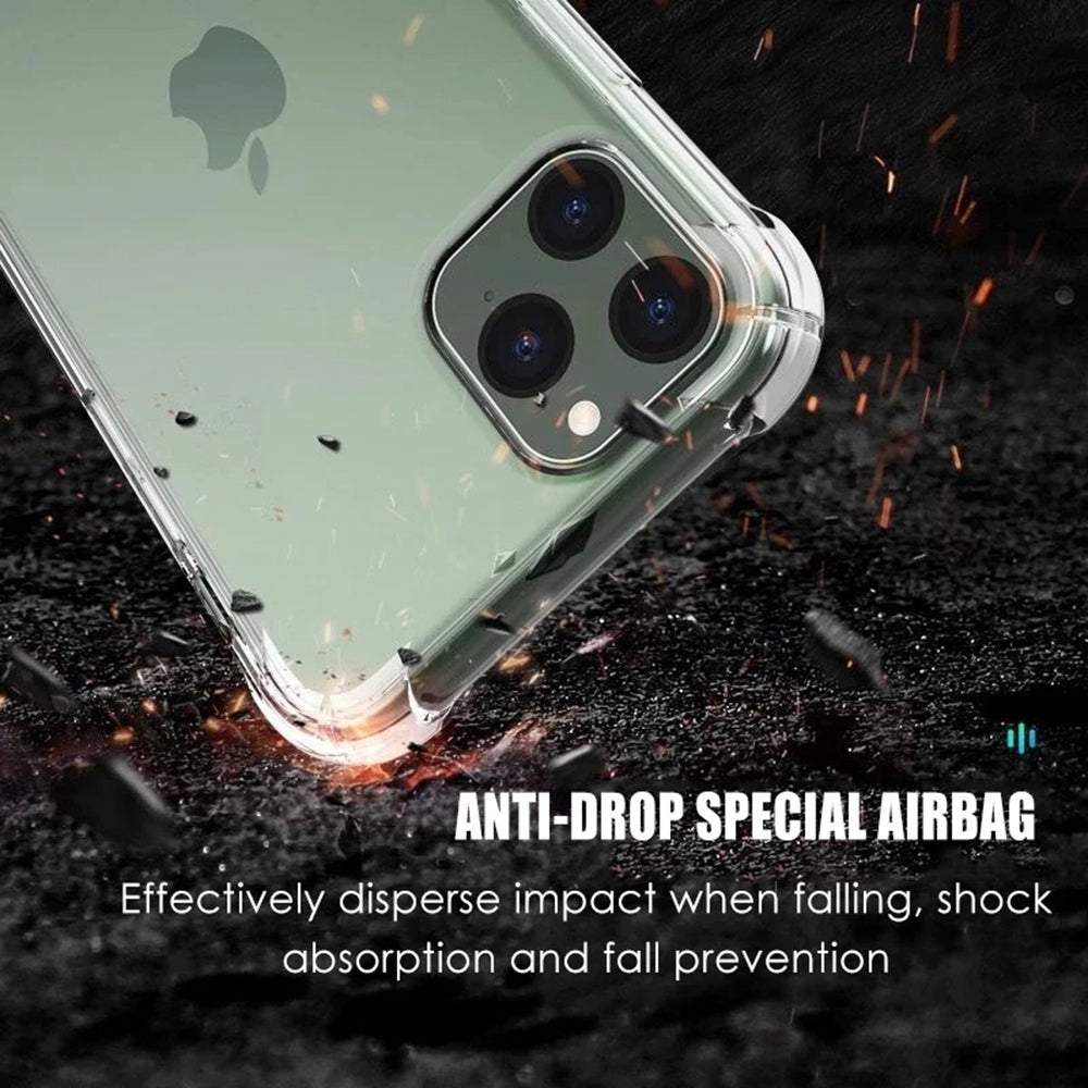 Hoes voor OnePlus 8T, Techsuit, Schokbestendig Helder, Transparant