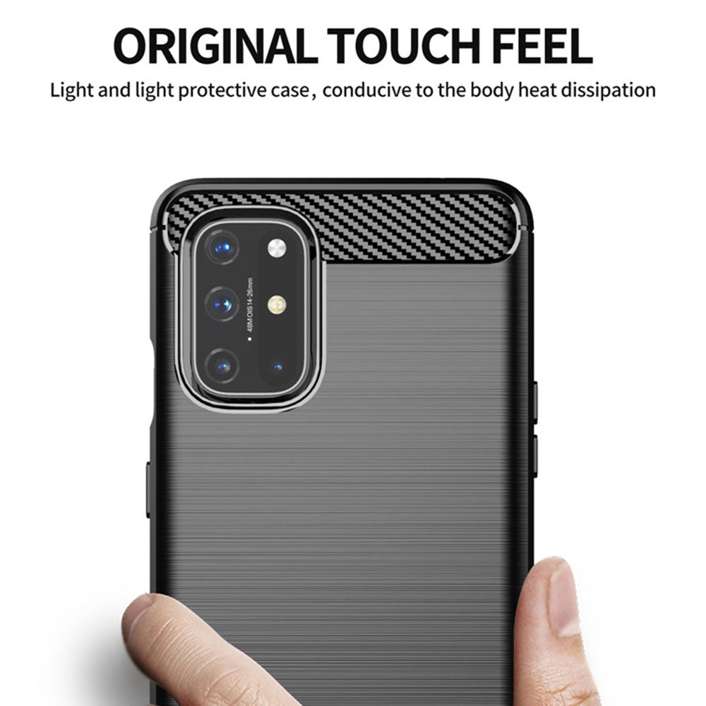 Hoes voor OnePlus 9, Techsuit, Carbon, Zwart
