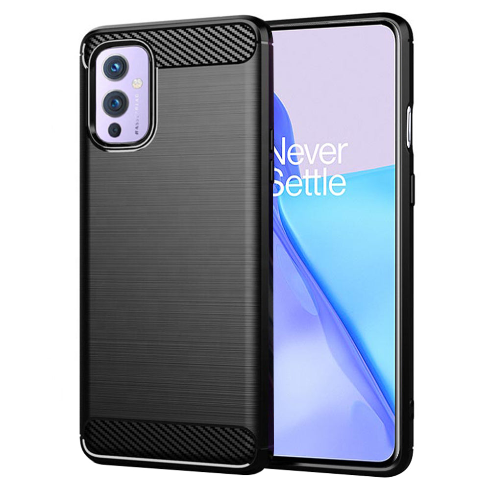 Hoes voor OnePlus 9, Techsuit, Carbon, Zwart