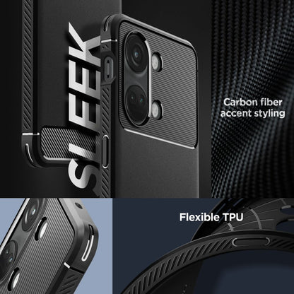 Case for OnePlus Nord 3, Spigen, Rugged Armor, Black ACS05197