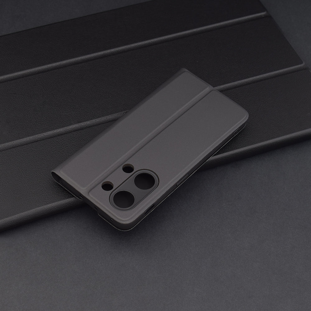 Case for OnePlus Nord 3, Techsuit, Magskin Book, Black