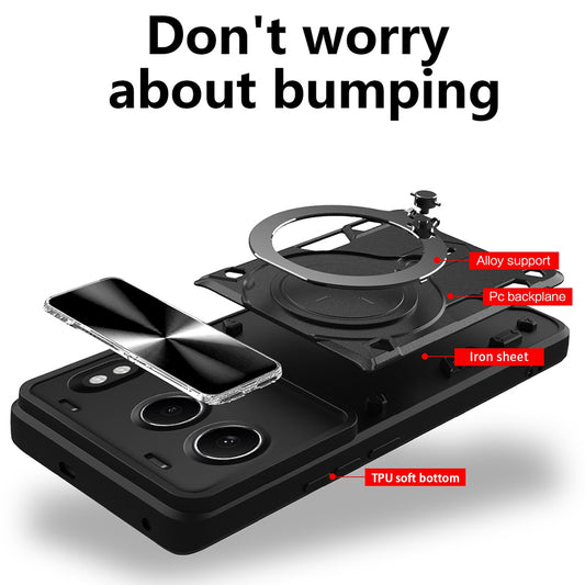 Hoes voor OnePlus Nord 4, Techsuit, CamGuard Pro, Blauw