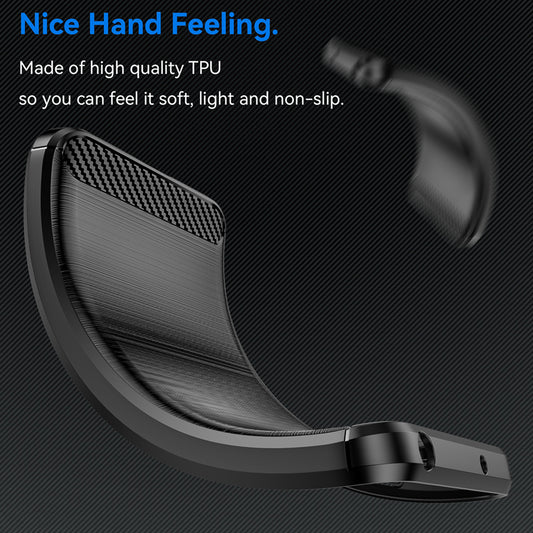 Hoes voor OnePlus Nord 4, Techsuit, Carbon, Zwart