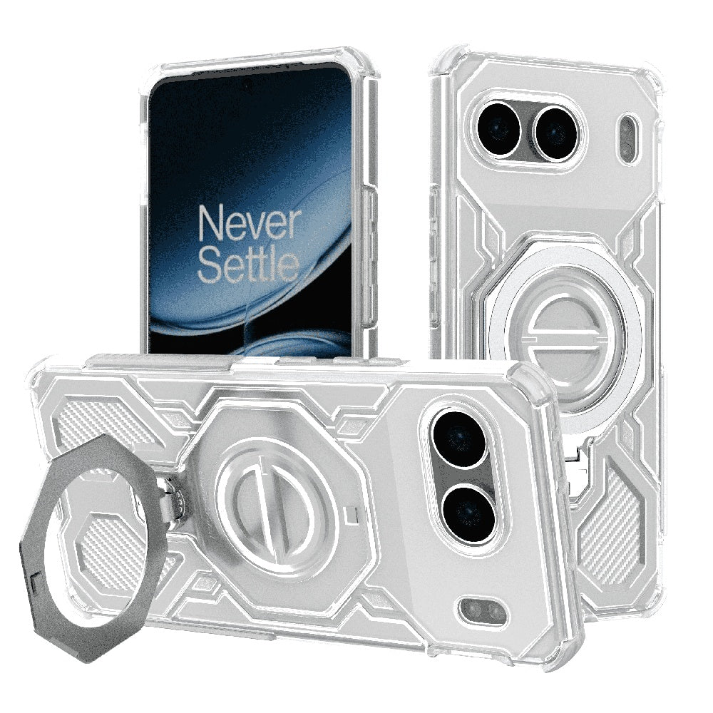 Hoes voor OnePlus Nord 4, Techsuit, Carbon Shield Pro, Wit