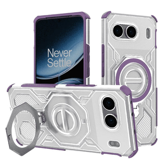 Hoes voor OnePlus Nord 4, Techsuit, Carbon Shield Pro, Paars
