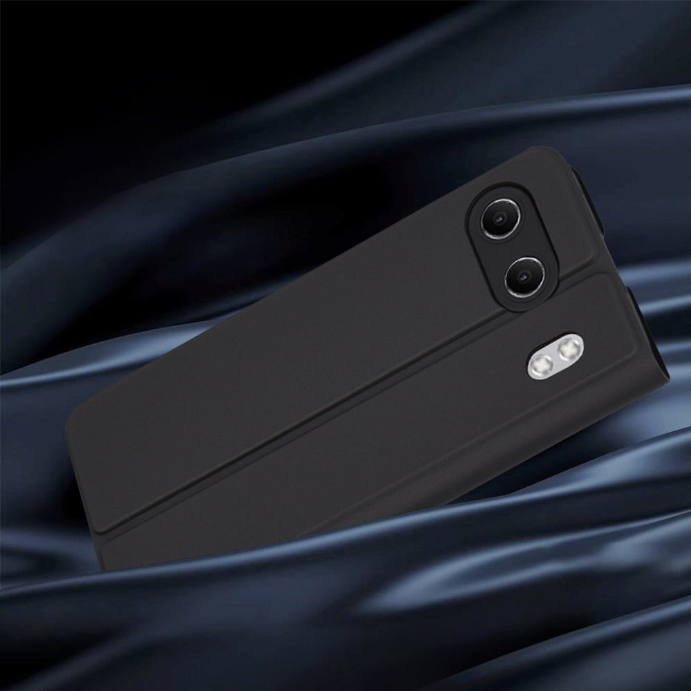 Hoes voor OnePlus Nord 4, Techsuit, Magskin Book, Zwart