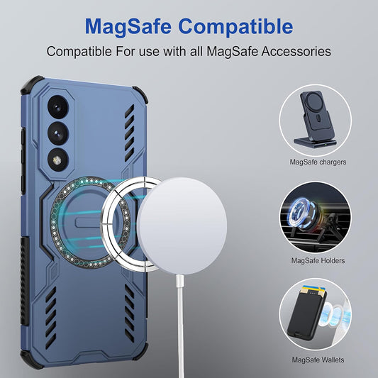 MagSafe-hoes voor OnePlus Nord 5, Techsuit, ArmorMag, Zwart