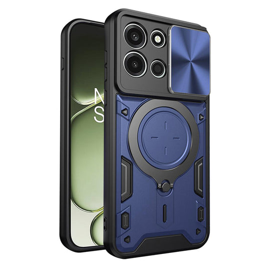 Hoes voor OnePlus Nord 6, Techsuit, CamGuard Pro, Blauw