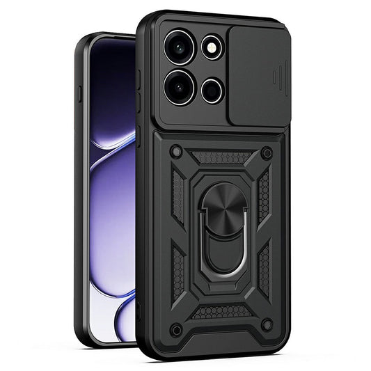 Hoes voor OnePlus Nord 6, Techsuit, CamShield, Zwart