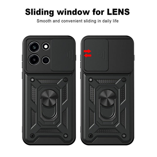 Hoes voor OnePlus Nord 6, Techsuit, CamShield, Zwart