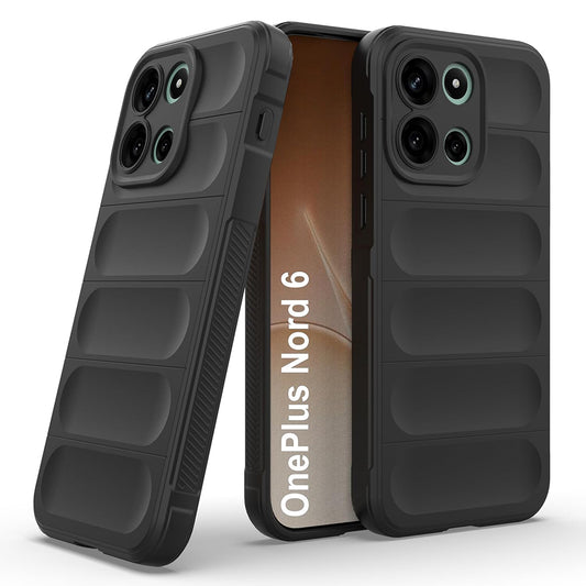 Hoes voor OnePlus Nord 6, Techsuit, Magic Shield, Zwart