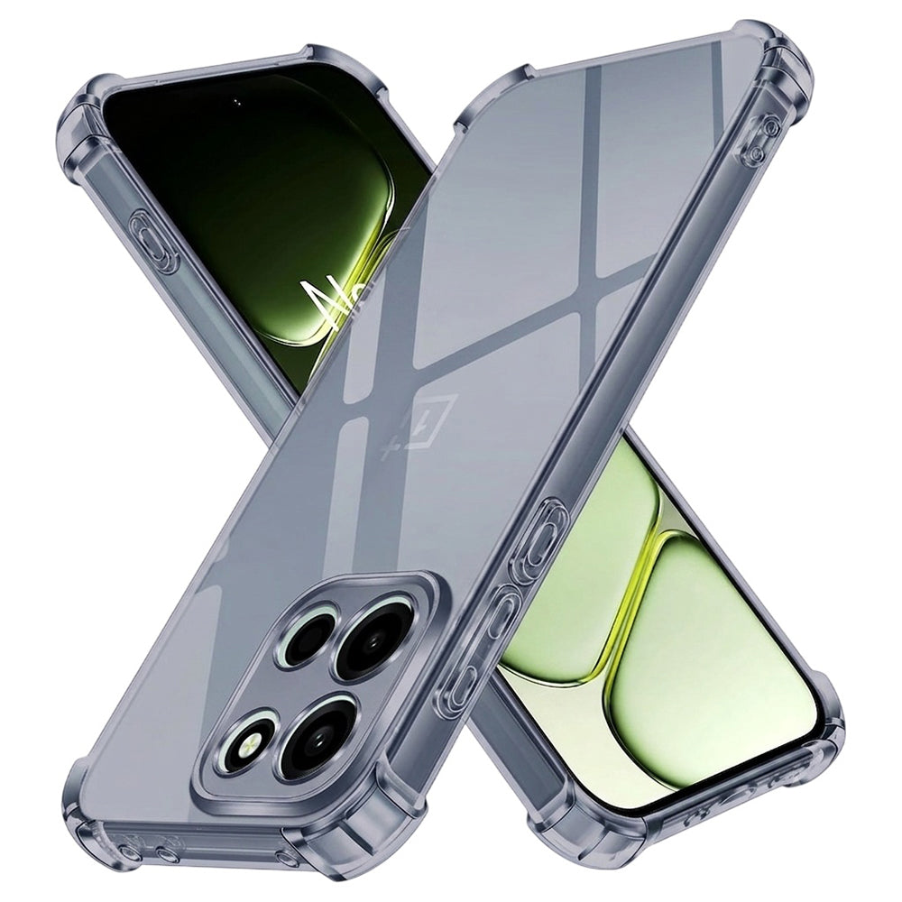 Hoes voor OnePlus Nord 6, Techsuit, Schokbestendig Transparant, Smoky