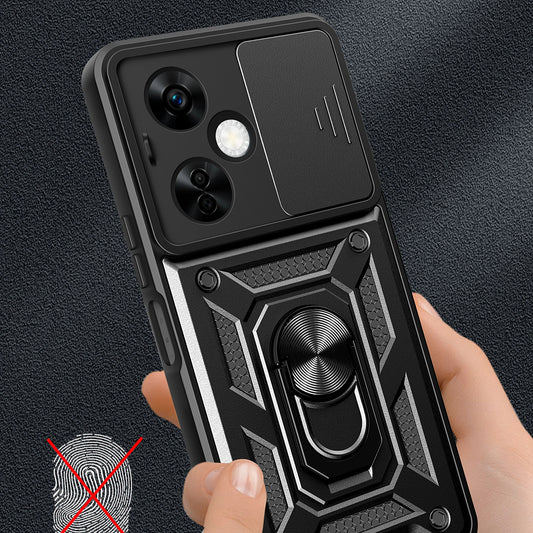 Hoes voor OnePlus Nord CE 3 Lite, Techsuit, CamShield, Zwart